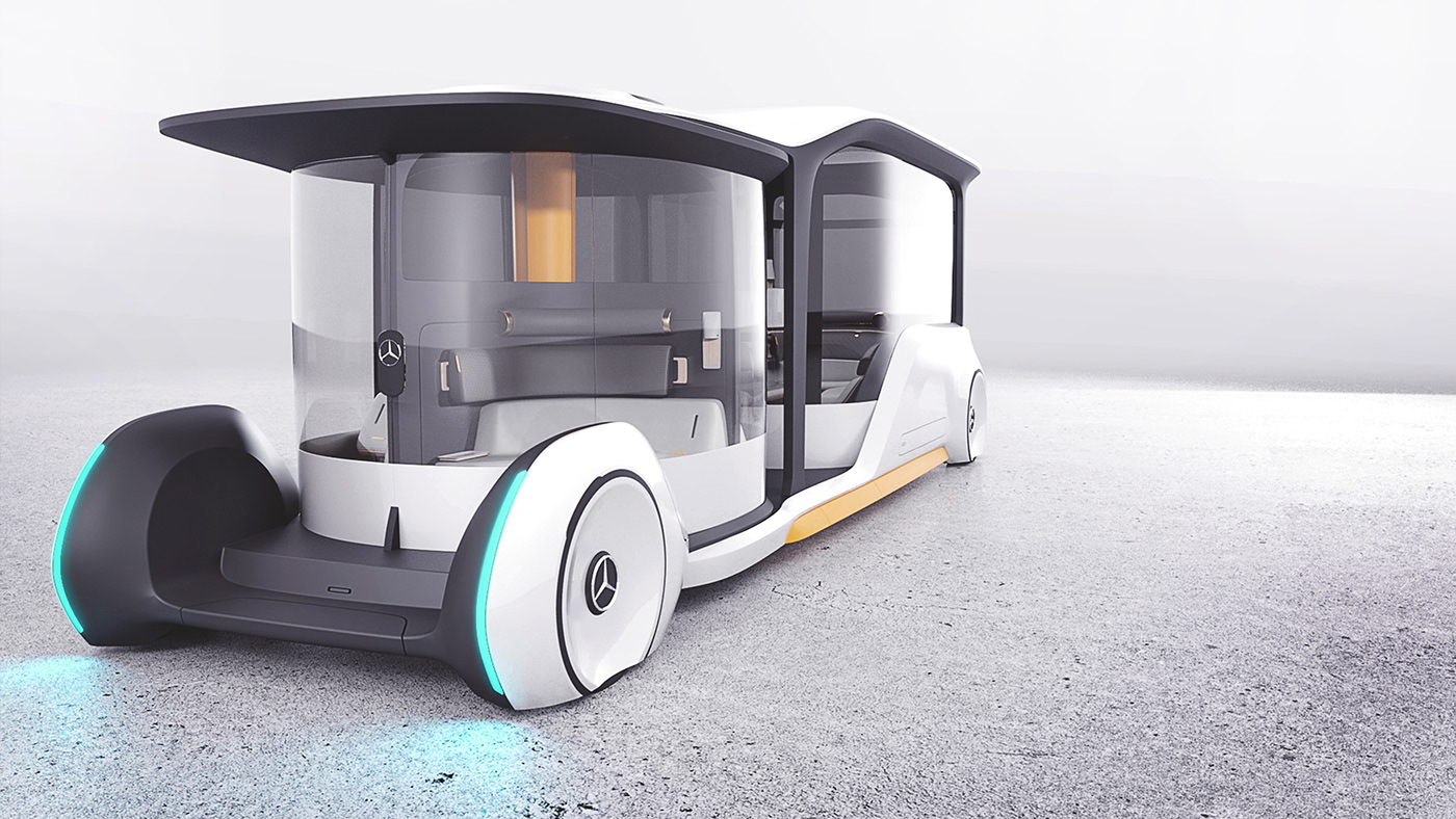 science and technology，innovate，fashion，Mercedes-Benz BUS，