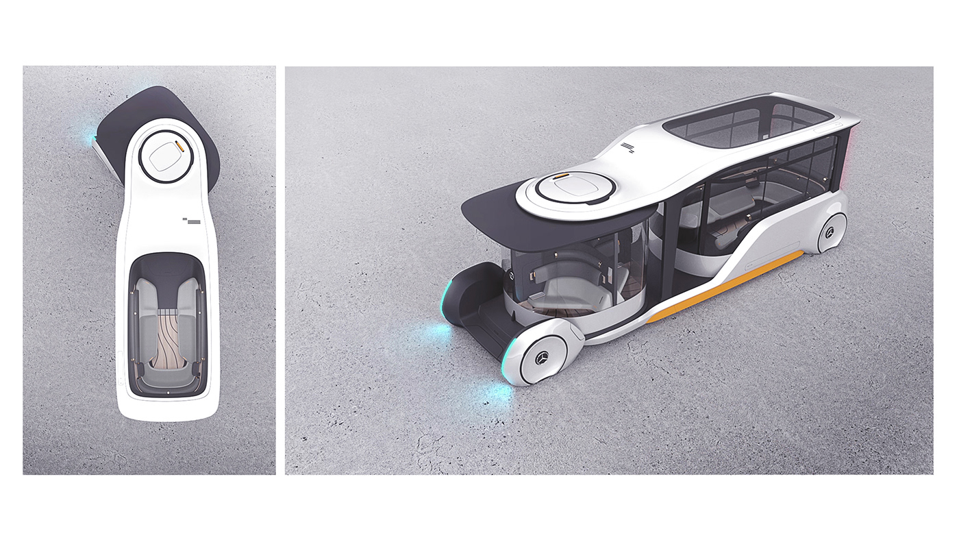 science and technology，innovate，fashion，Mercedes-Benz BUS，