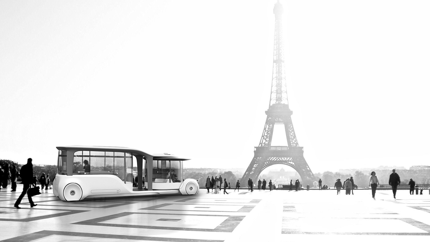 science and technology，innovate，fashion，Mercedes-Benz BUS，