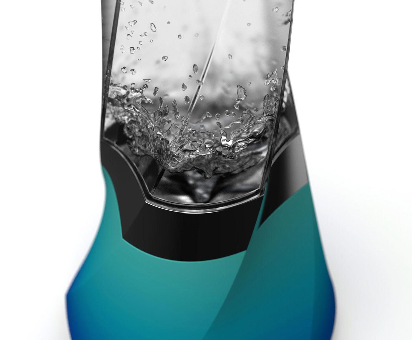 Juicer，Appearance design，exquisite，modern，line，