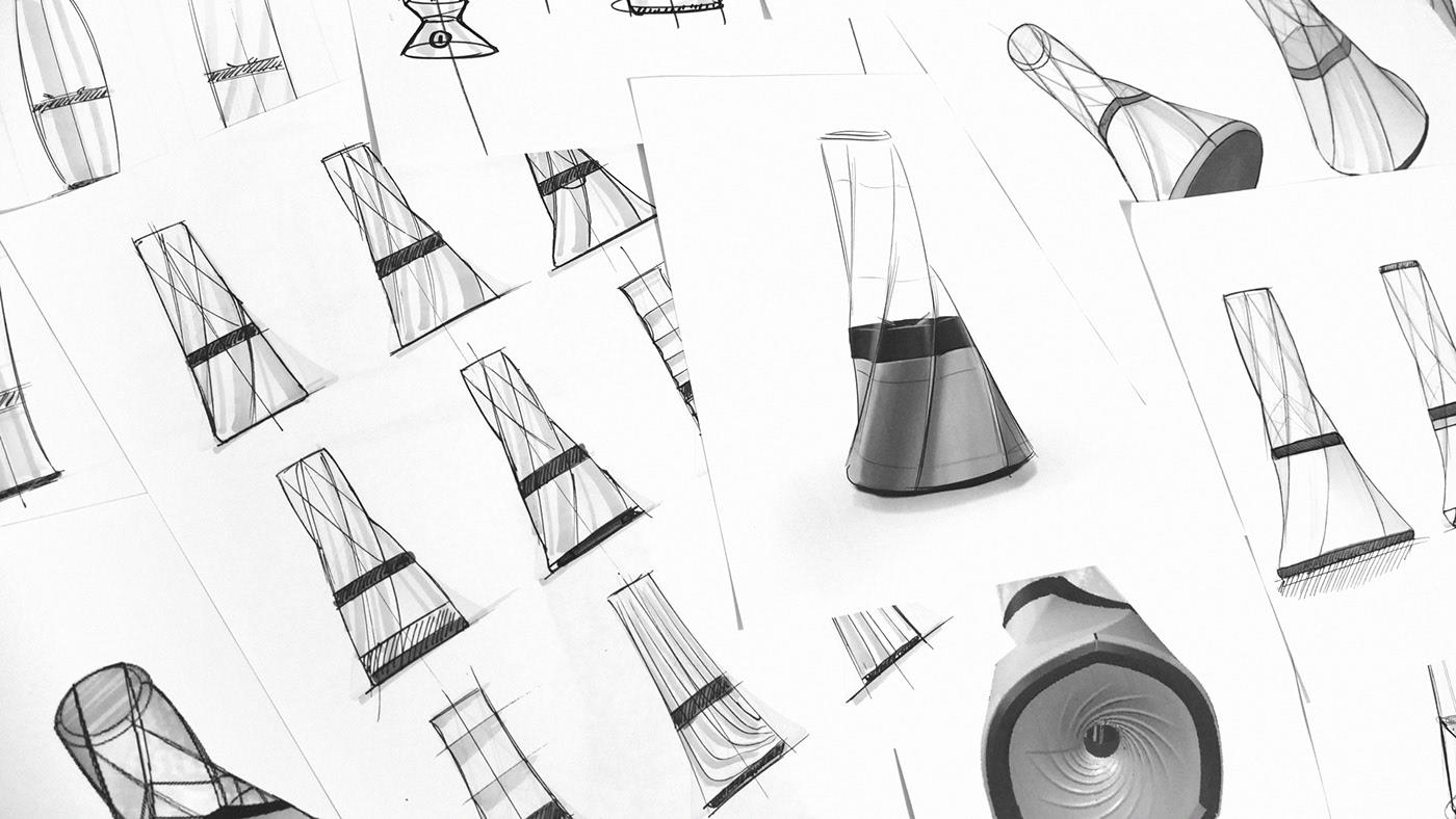 Juicer，Appearance design，exquisite，modern，line，