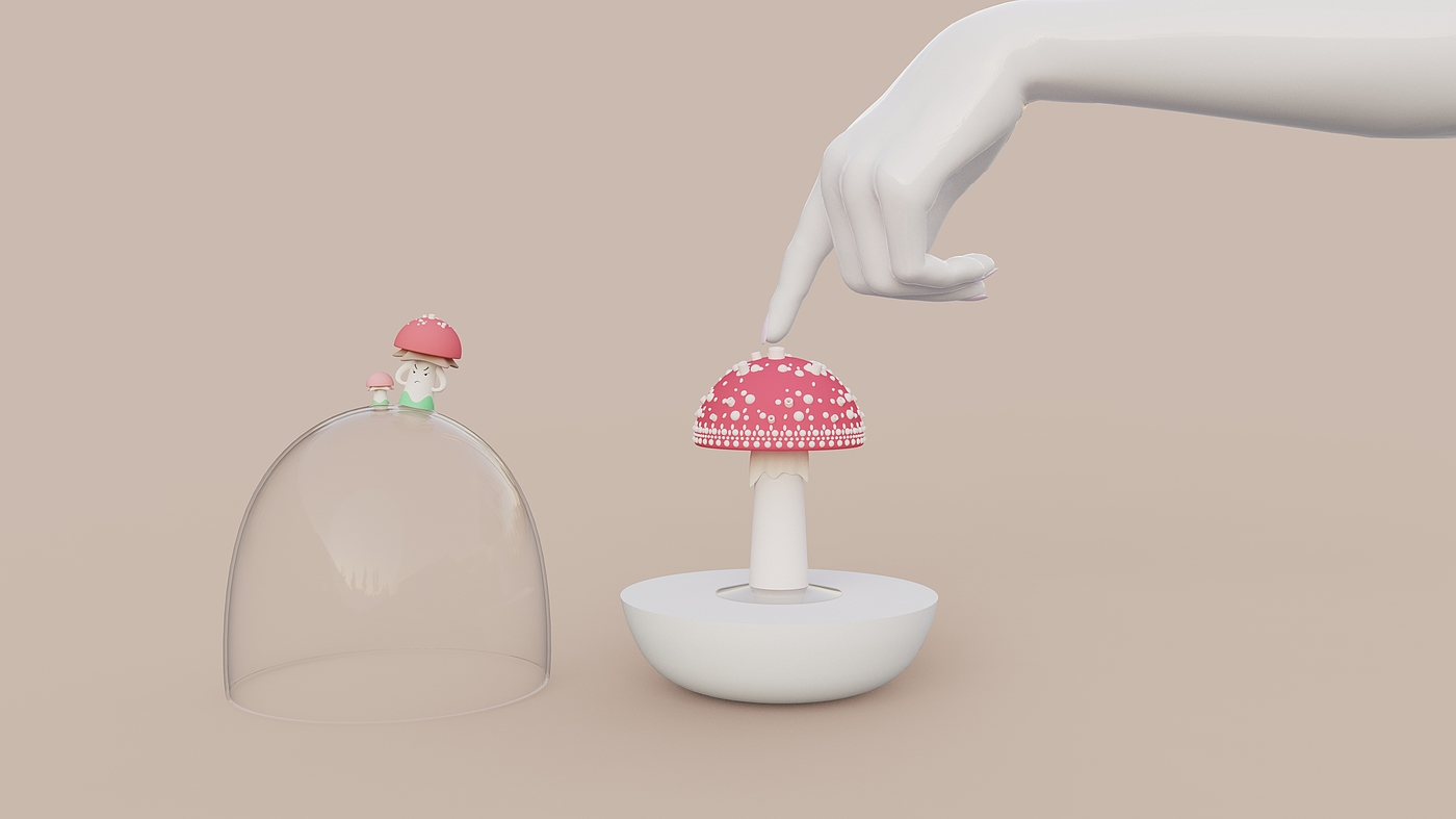 Toys，product，Mushroom，initiation，children，interactive，