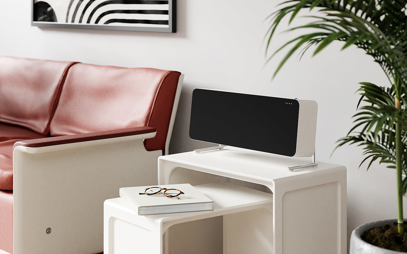 Product rendering，Visual design，Braun speaker，Scene rendering，