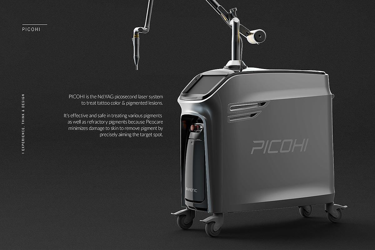 product design，Appearance design，medical care，Laser device，modern，
