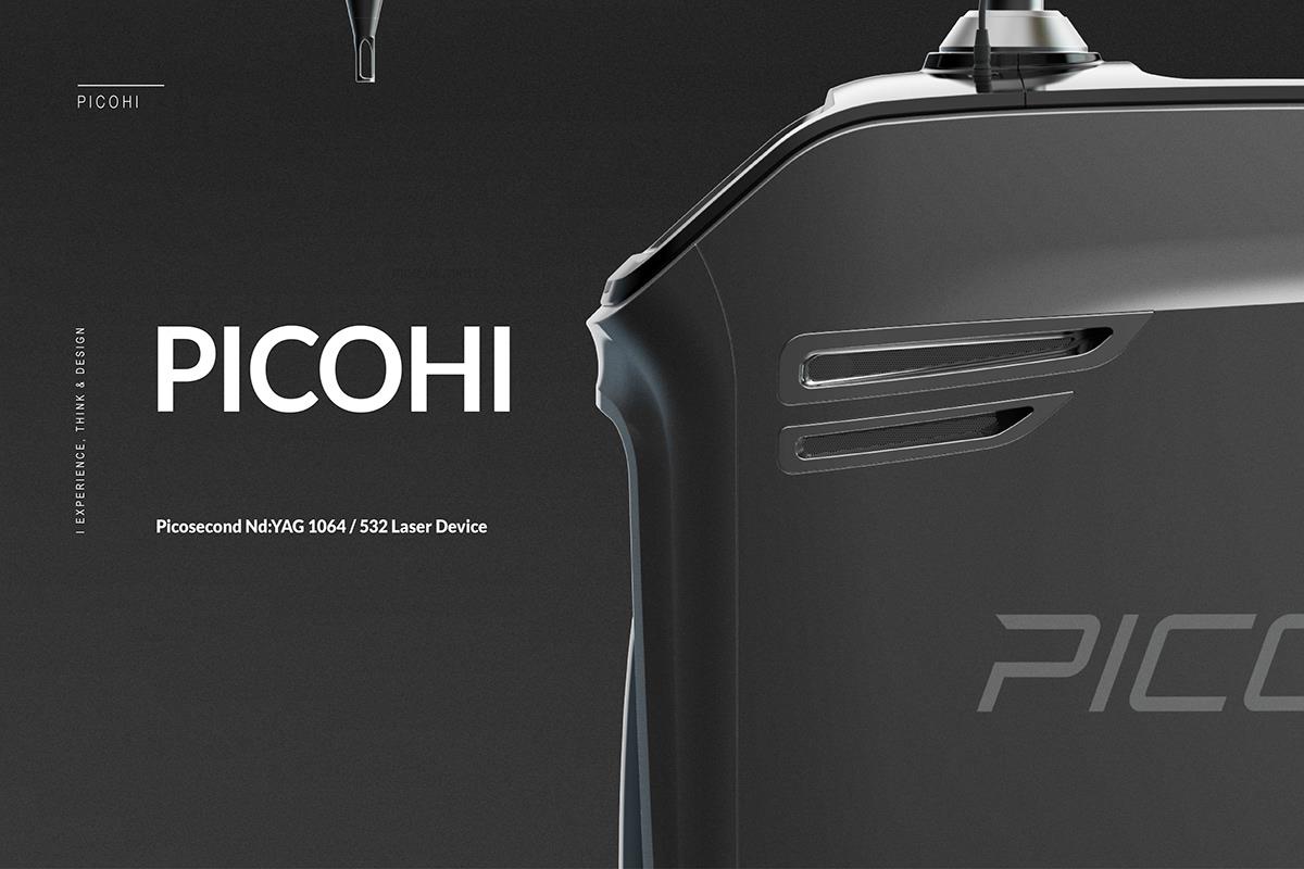 product design，Appearance design，medical care，Laser device，modern，