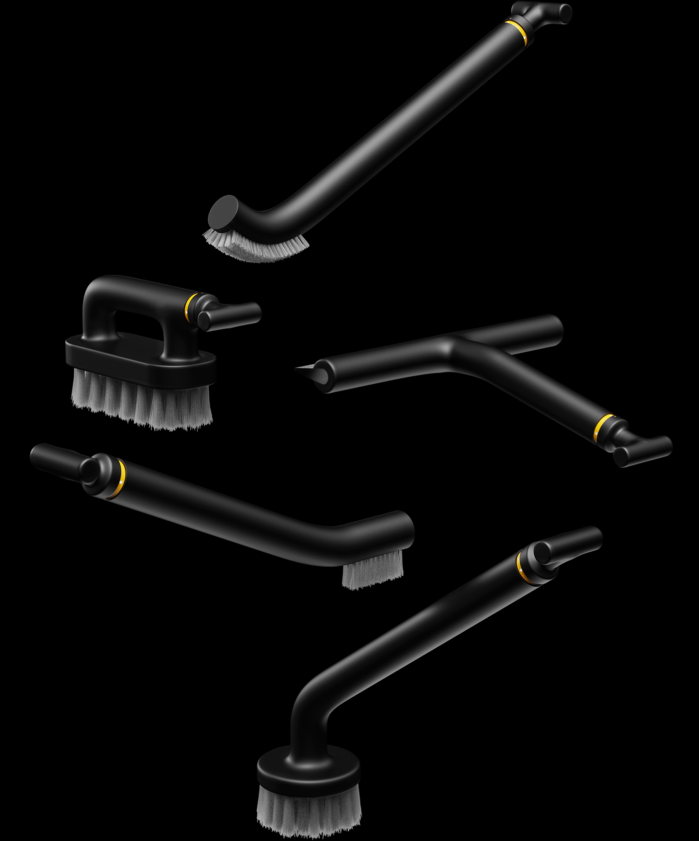 CLOCKWORK，product design，Cleaning brush，Appearance design，exquisite，