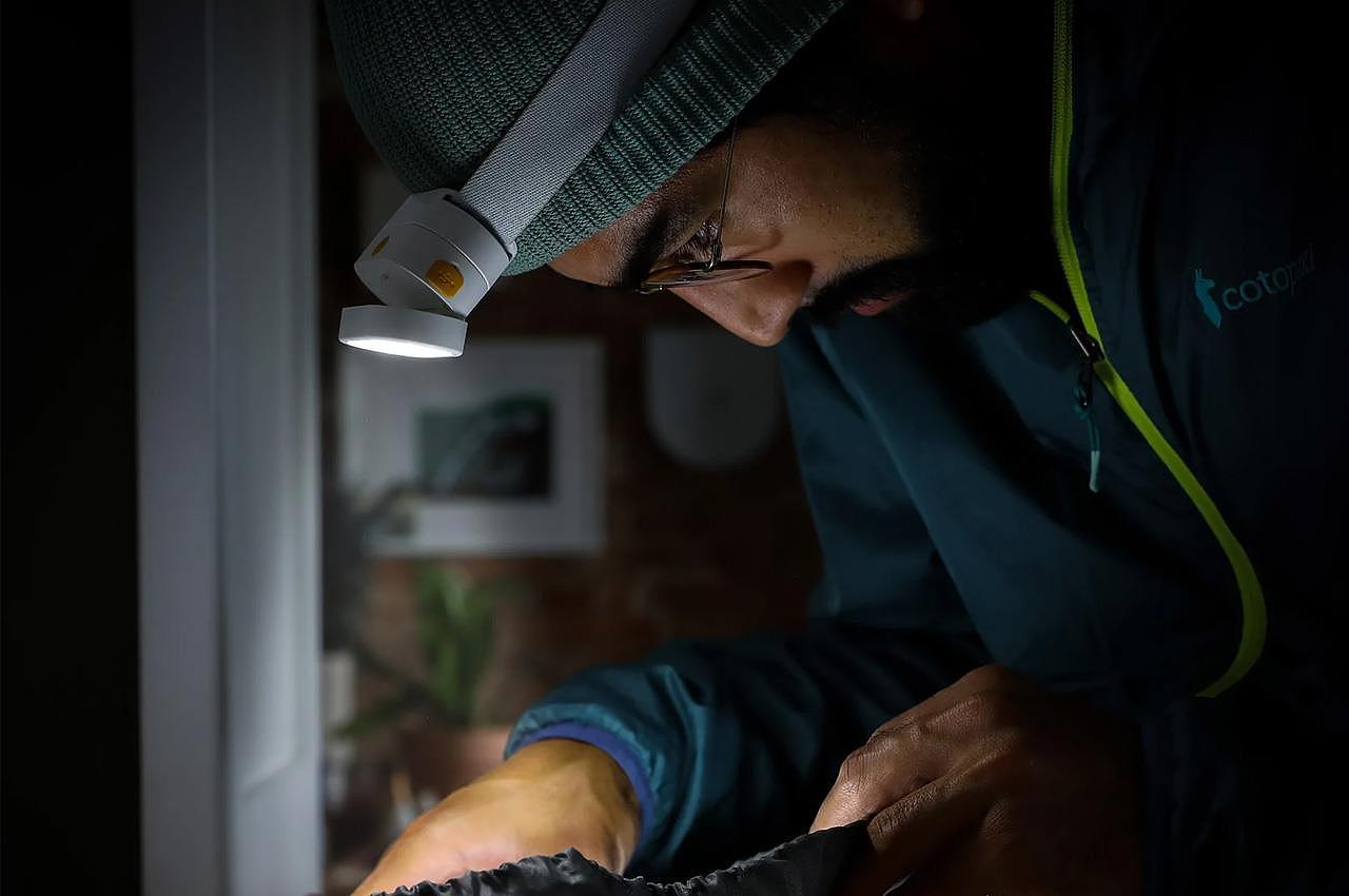 electric light，Headwear，Simplicity，exquisite，Appearance design，product design，Portable，