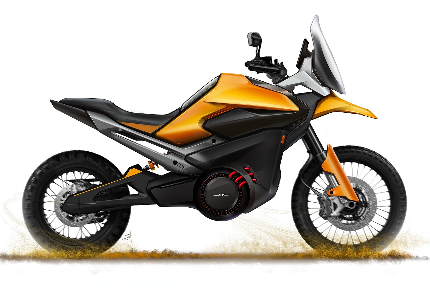 Electric friction，motorcycle，Off-road vehicle，Rally ，