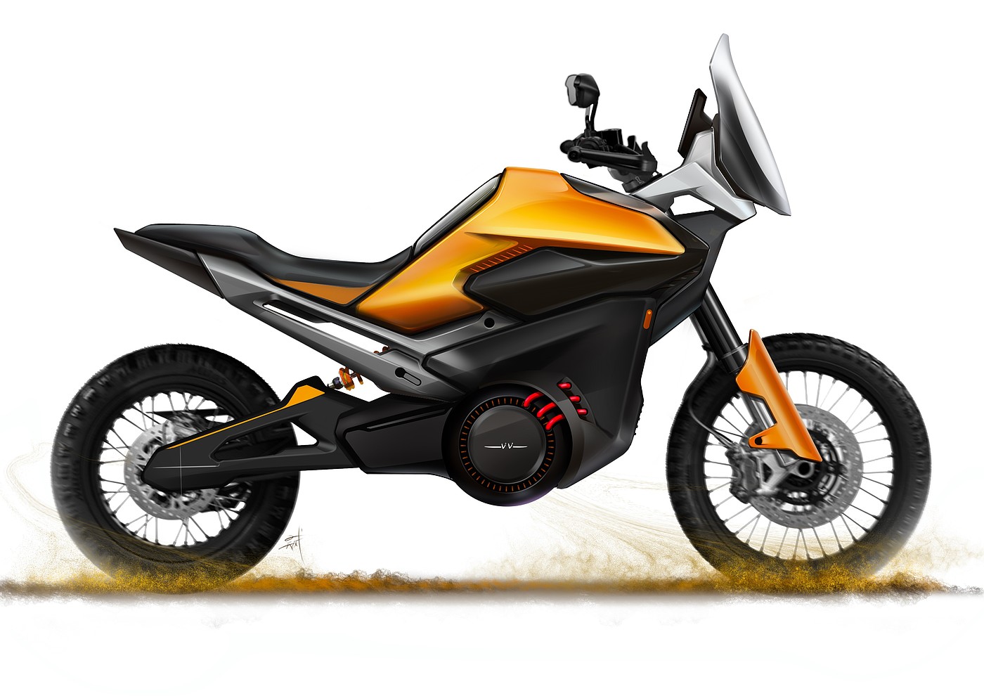 Electric friction，motorcycle，Off-road vehicle，Rally ，