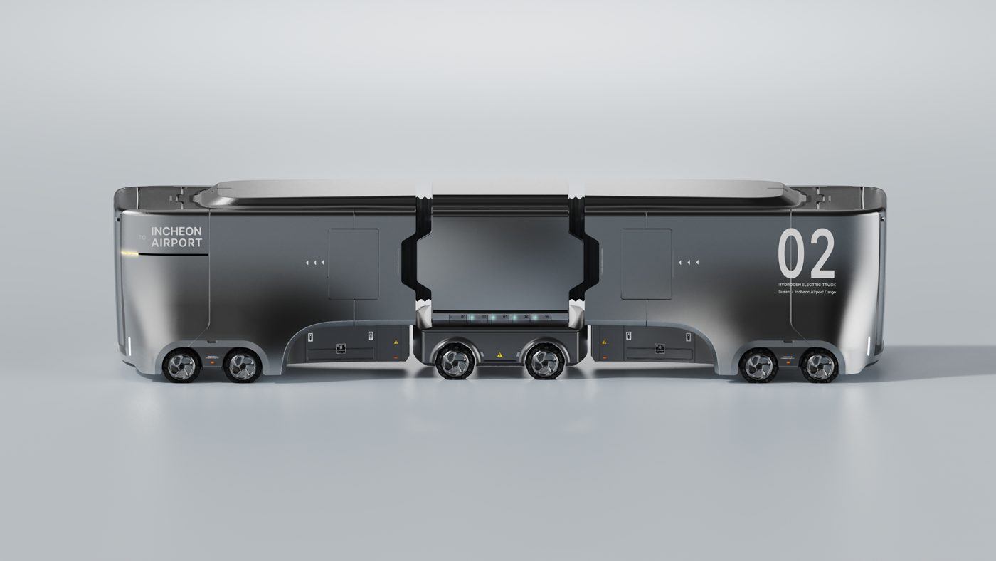 concept，Design，truck，Hydrogen energy，