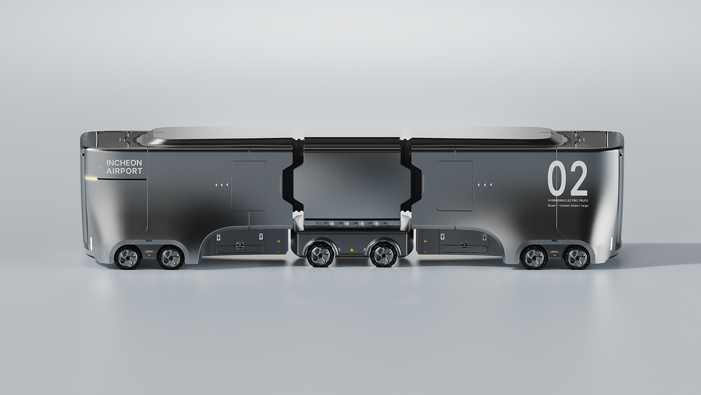 concept，Design，truck，Hydrogen energy，