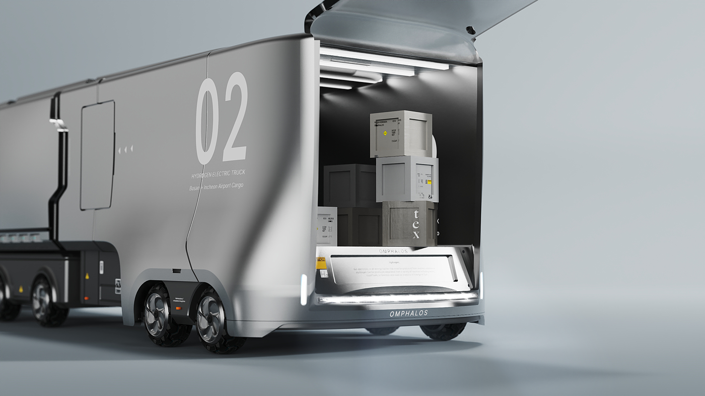 concept，Design，truck，Hydrogen energy，