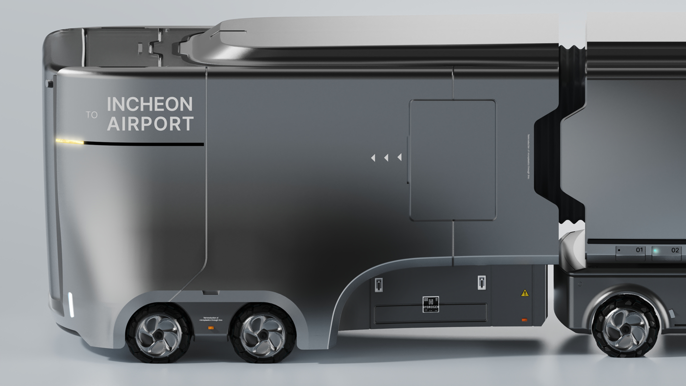 concept，Design，truck，Hydrogen energy，