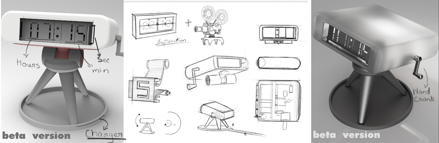 Clock 01，alarm clock，Design，Screening，