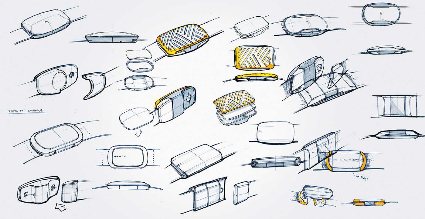 Bracelet，motion，Design，Wahoo TICKR，