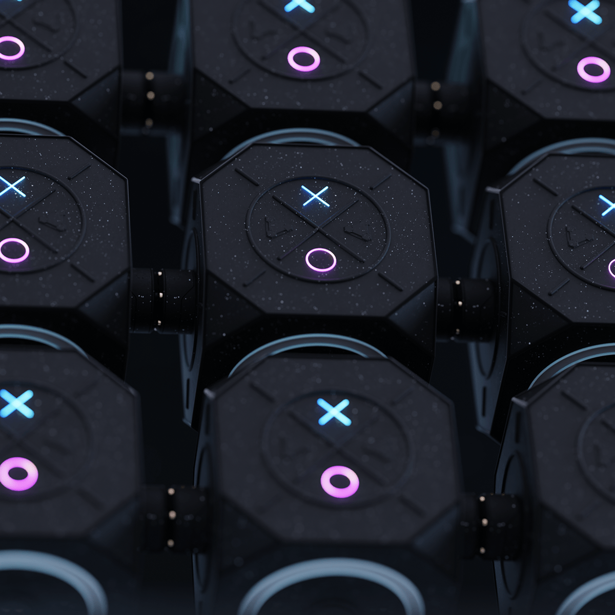 Blender 3D，Dark wind，tic-tac-toe，Product video，