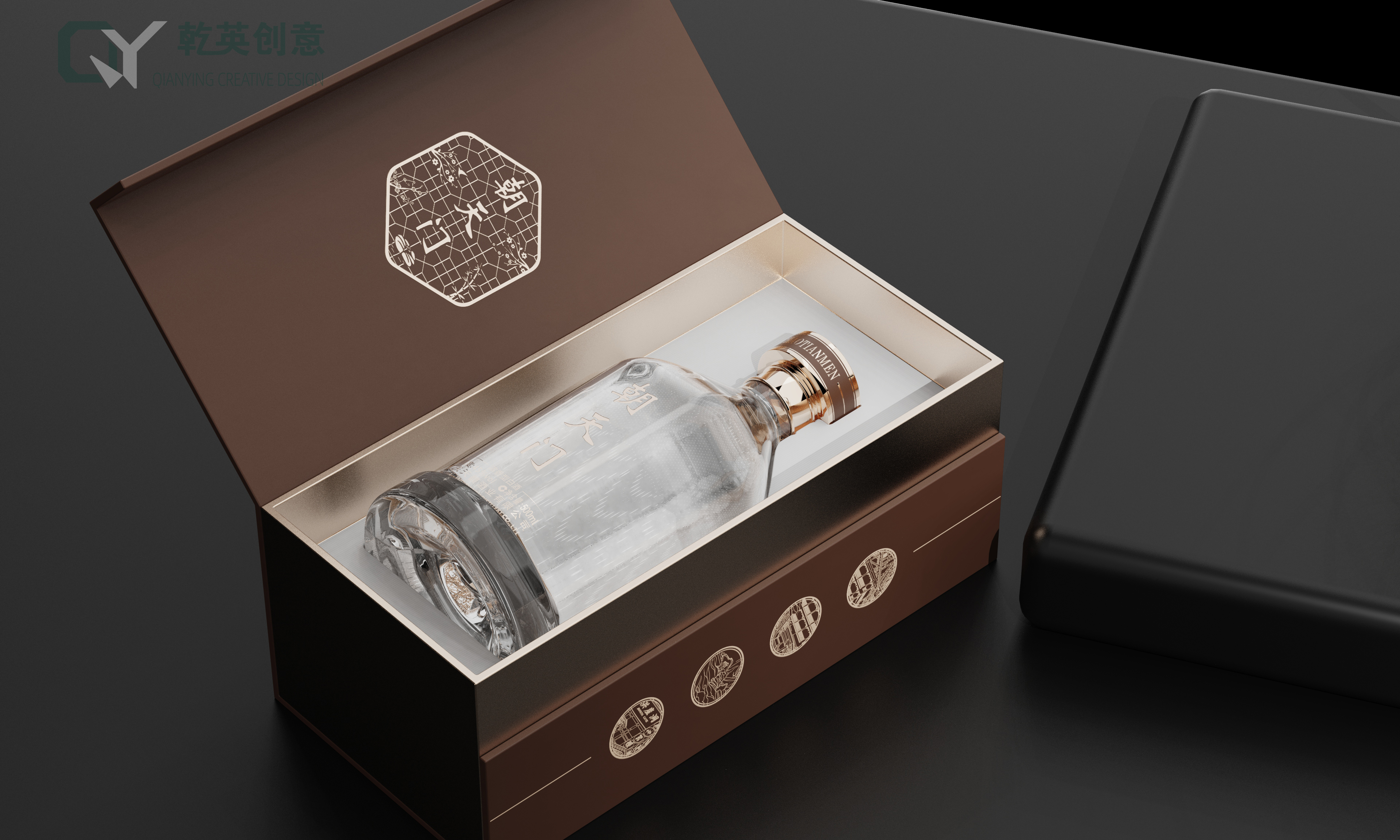 packing design，Baijiu，Wine packaging，product design，