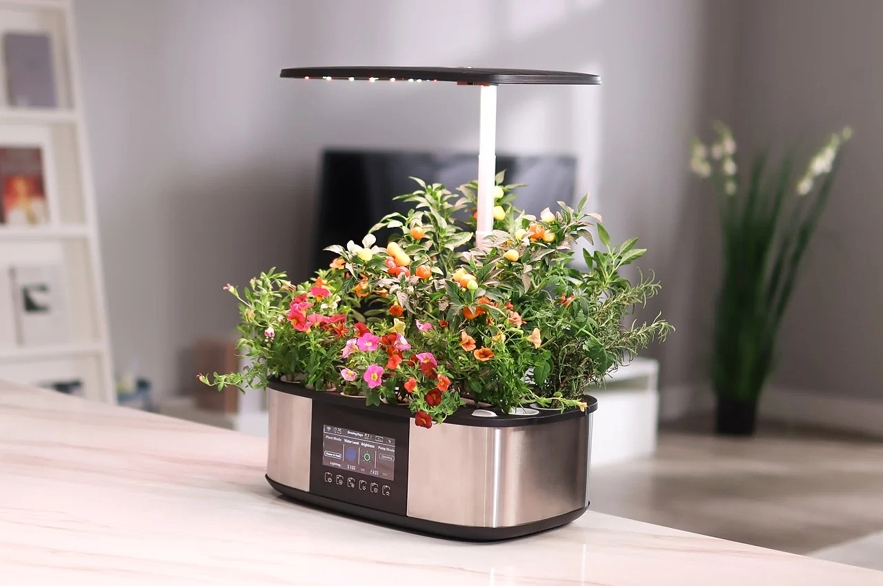 Hydroponic culture，Automatic circulation pump，Solar LED，fully automatic，