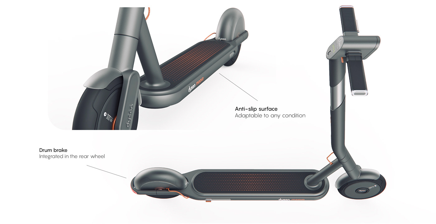 Design，Minimalist，Electric，Skateboarding bicycle，