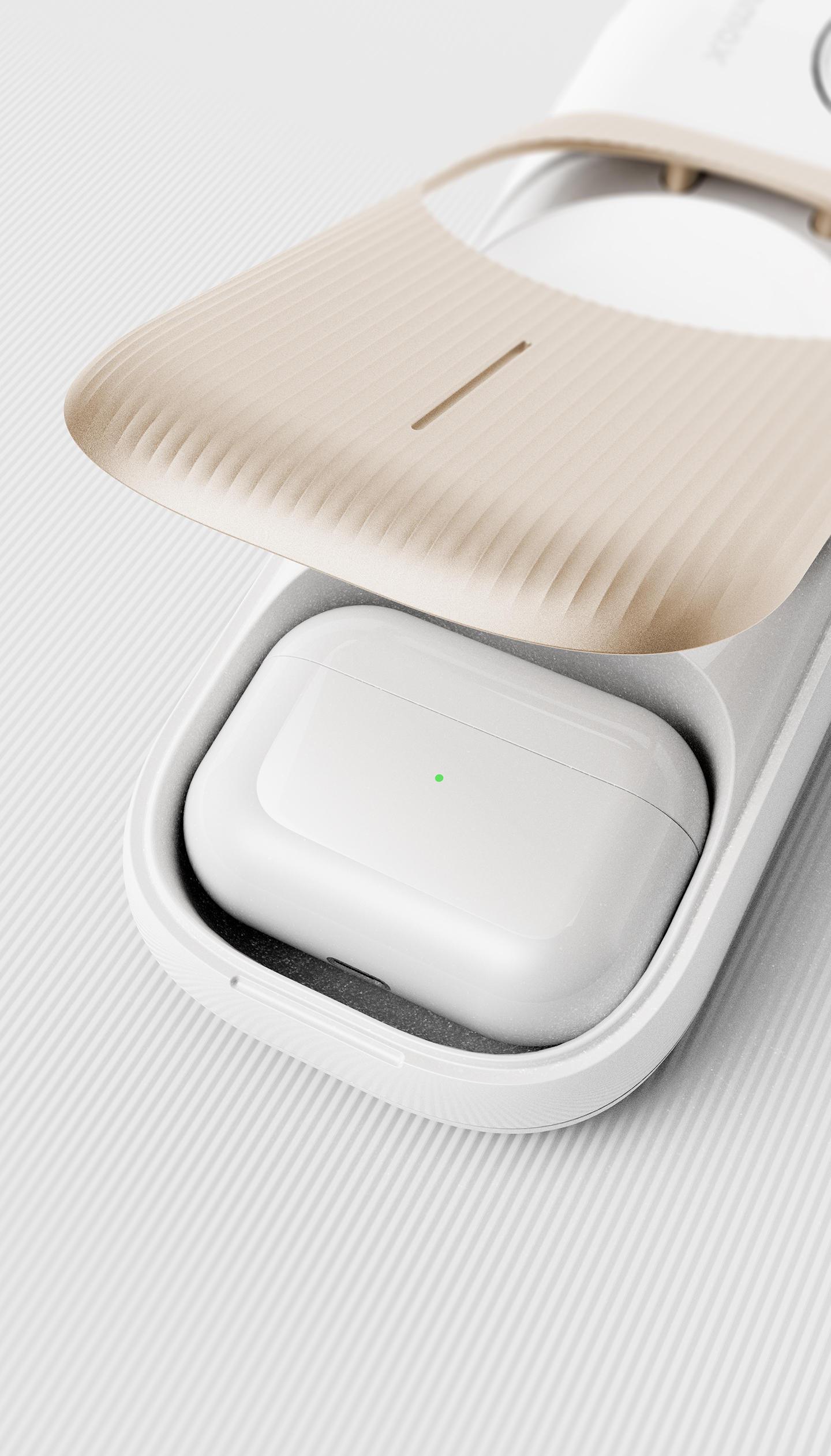 Wireless charging，Three in one，iwatch，iphone，airpods，AirPods Max，apple，Airpods Pro，