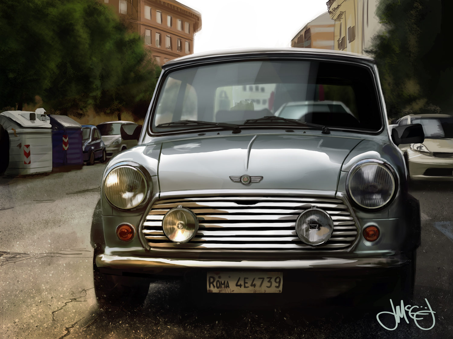 Hand drawn car，industrial design，Hand drawing technique，