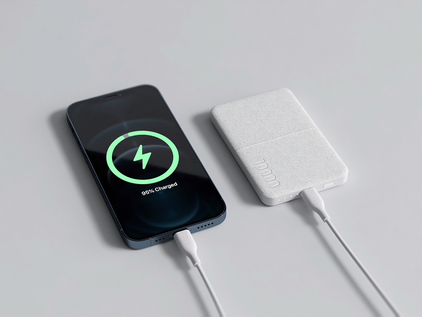 portable battery，Electronics，3C products，mobile phone，industrial design，Product rendering，Wireless charging，electronic product，