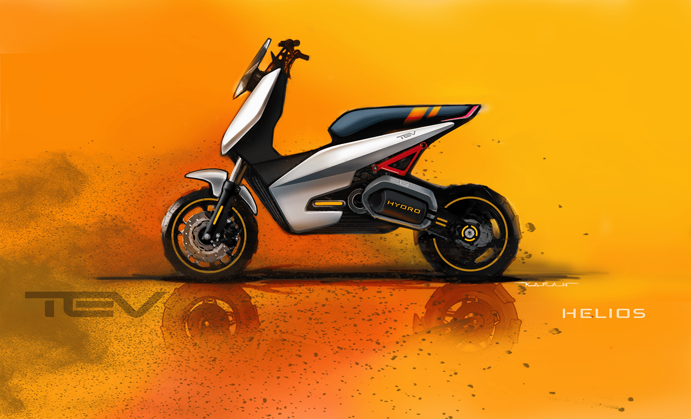 motorcycle，vehicle，Hydrogen，automobile，