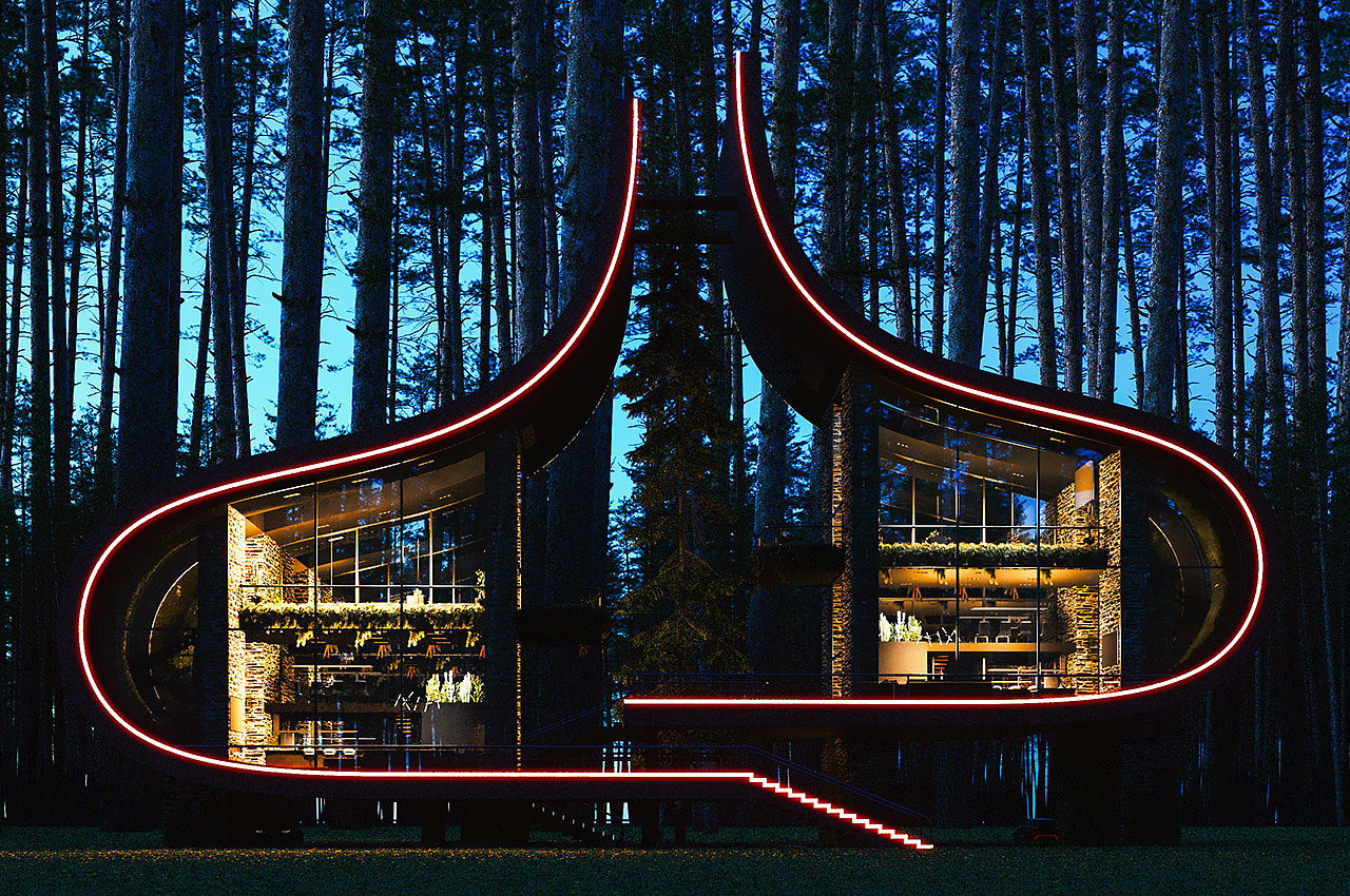Milad Eshtiyaghi，Twin Sisters，Architecture，Interior design，