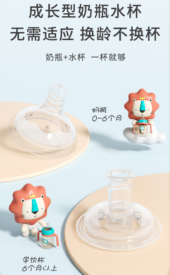 Children's water cup，feeding bottle，Maternal and infant products，baby Trainer Cup，