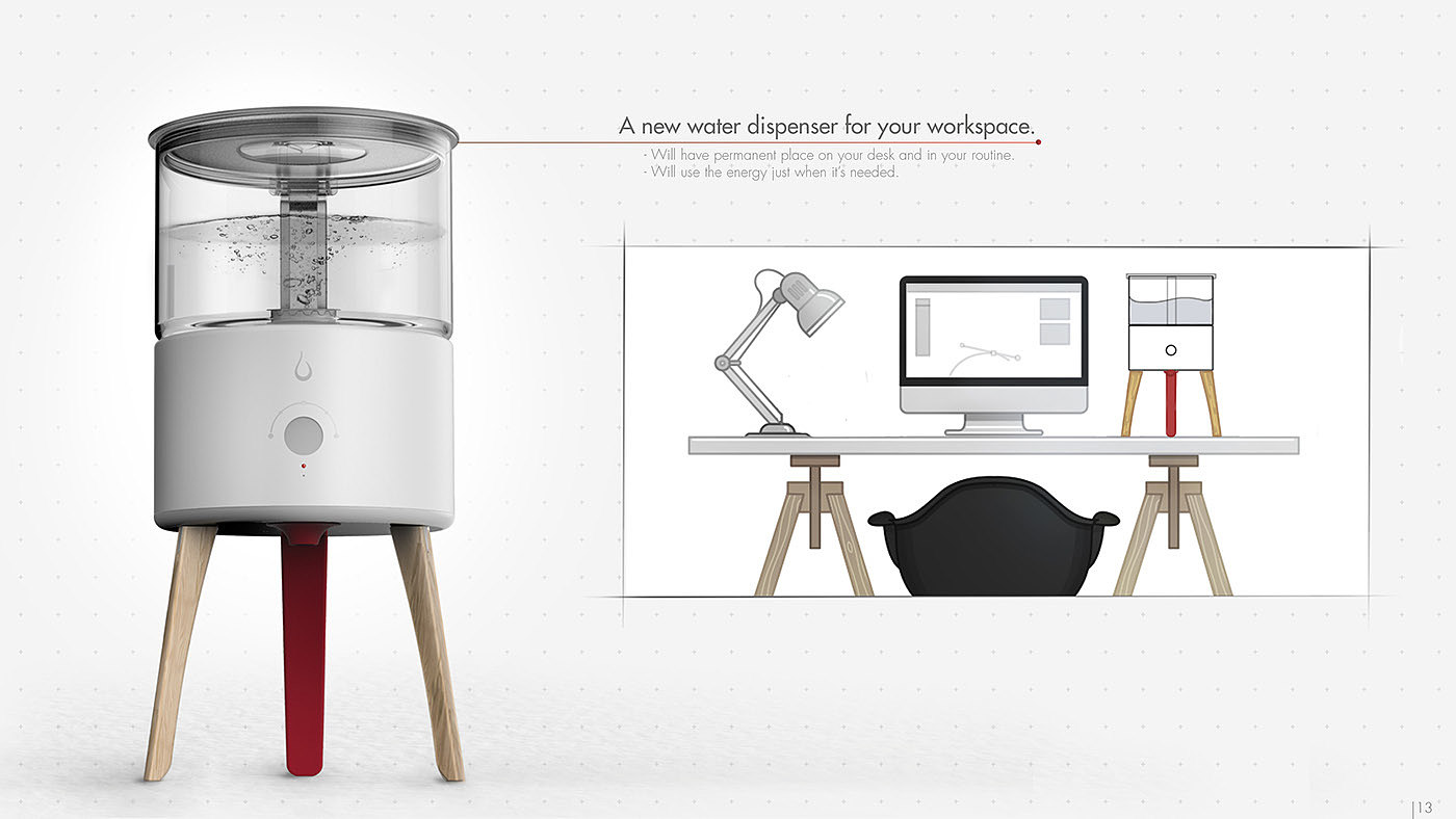 Reprint，household electrical appliances，Water dispenser，conceptual design，