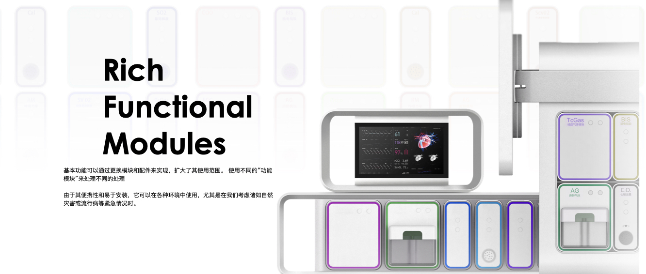 monitor ，medical care，if，red dot，