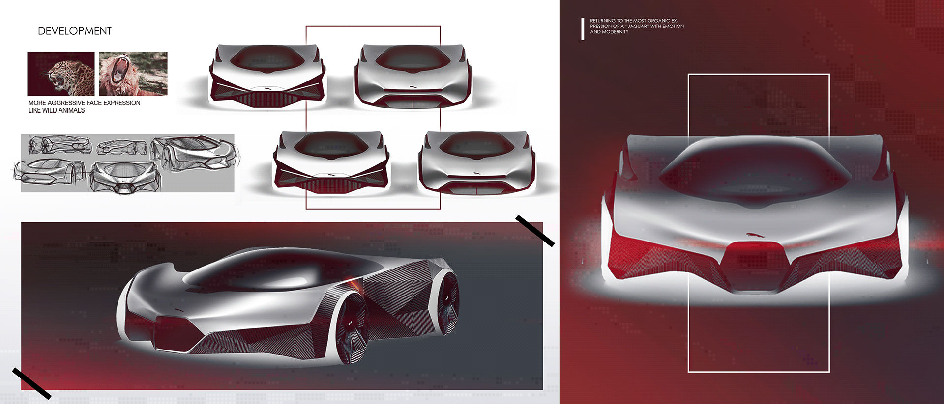 Ken Gan，Jaguar，conceptual design，Automobile design，Streamlined design，jaguar，