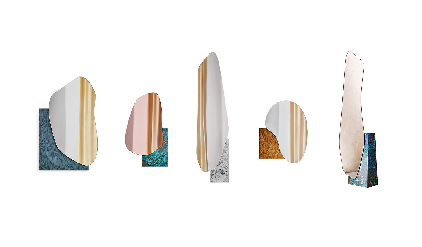 NOOM home，Lakes，natural，Sculpture Mirror Series，product design，