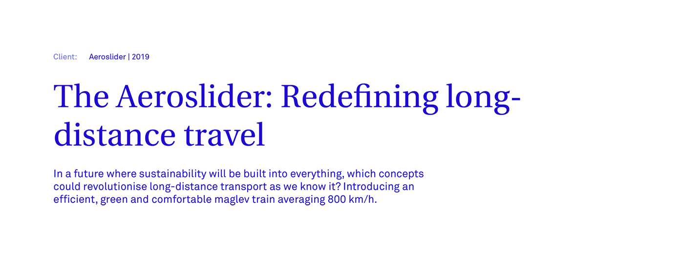 Manyone Design，Glider high-speed train，product design，Streamlined design，