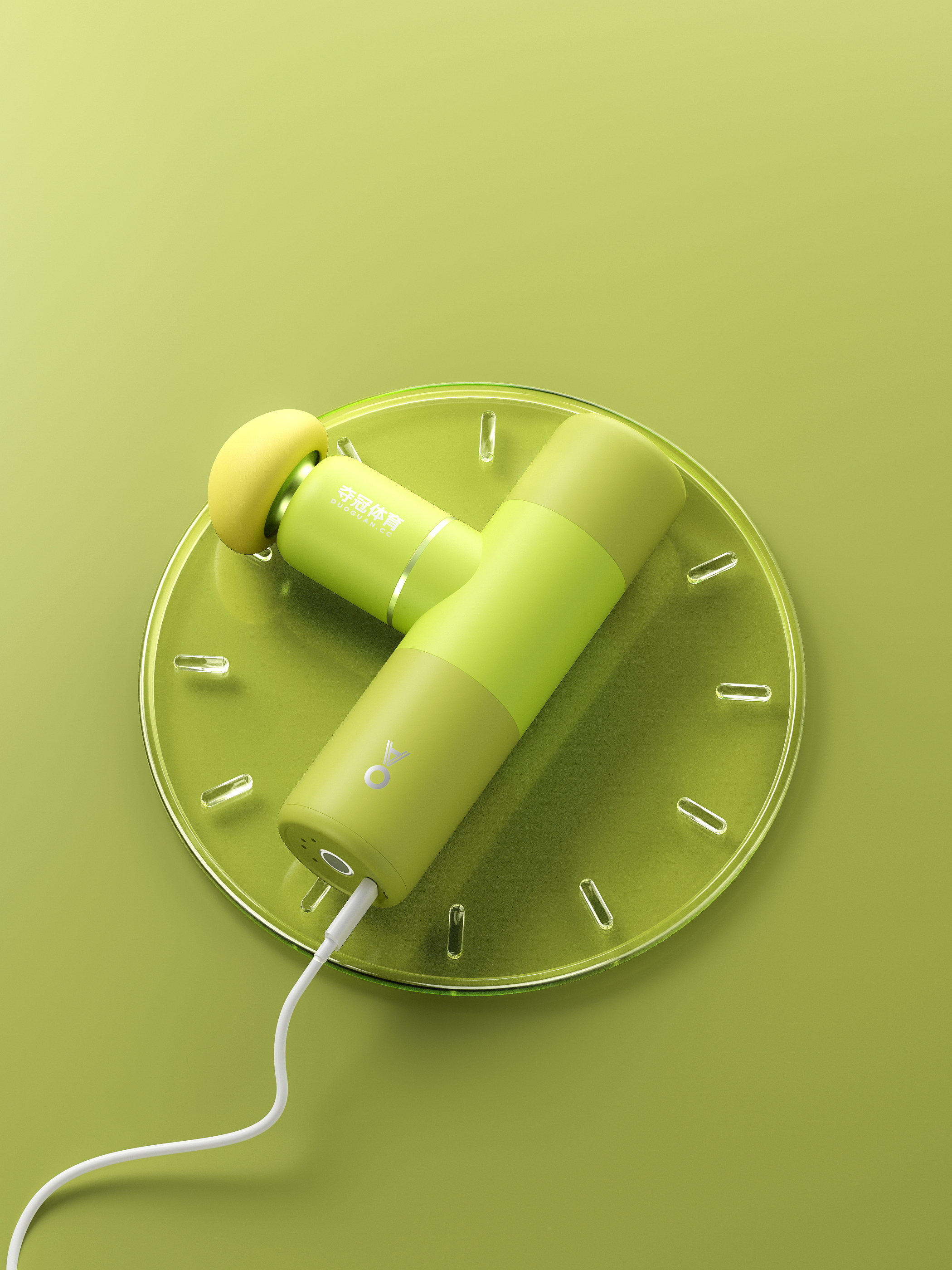 Fascia gun，Mini，motion，electronic product，avocado，