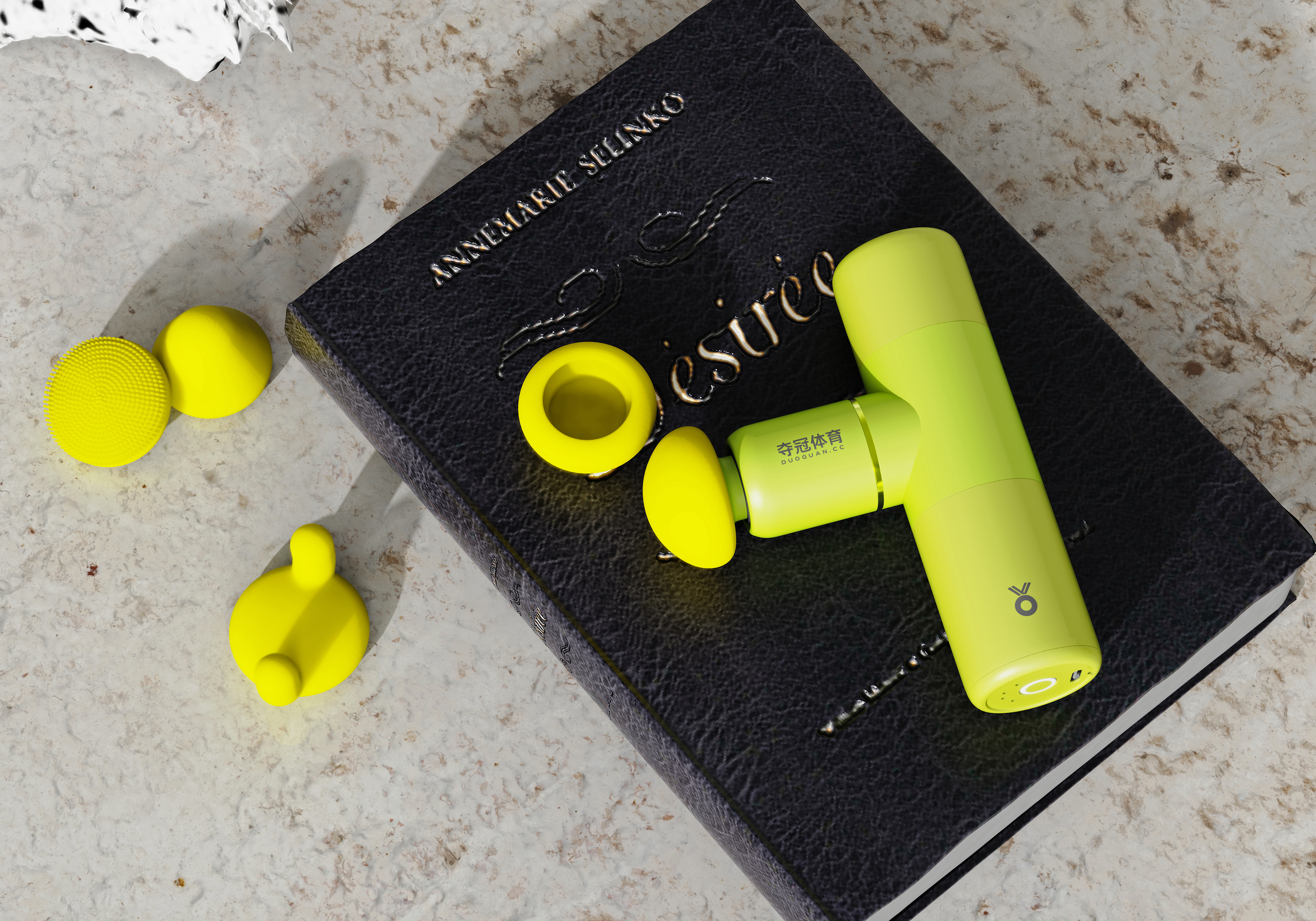 Fascia gun，Mini，motion，electronic product，avocado，