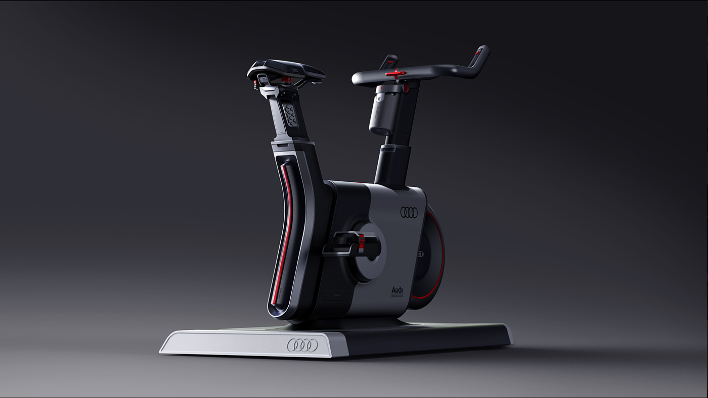 audi，Spinning bike，Ergonomics，Intelligent products，Sports fitness，layout，Derivative products，