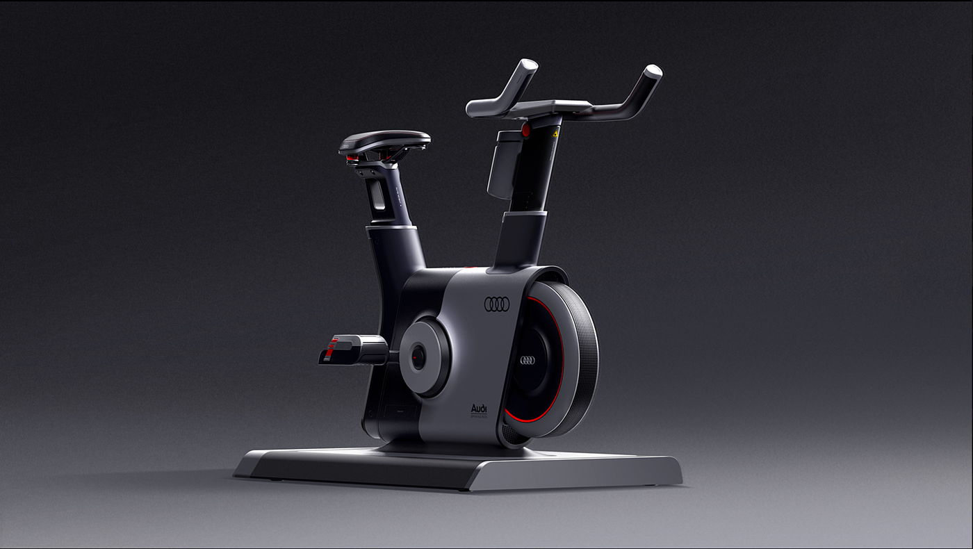 audi，Spinning bike，Ergonomics，Intelligent products，Sports fitness，layout，Derivative products，