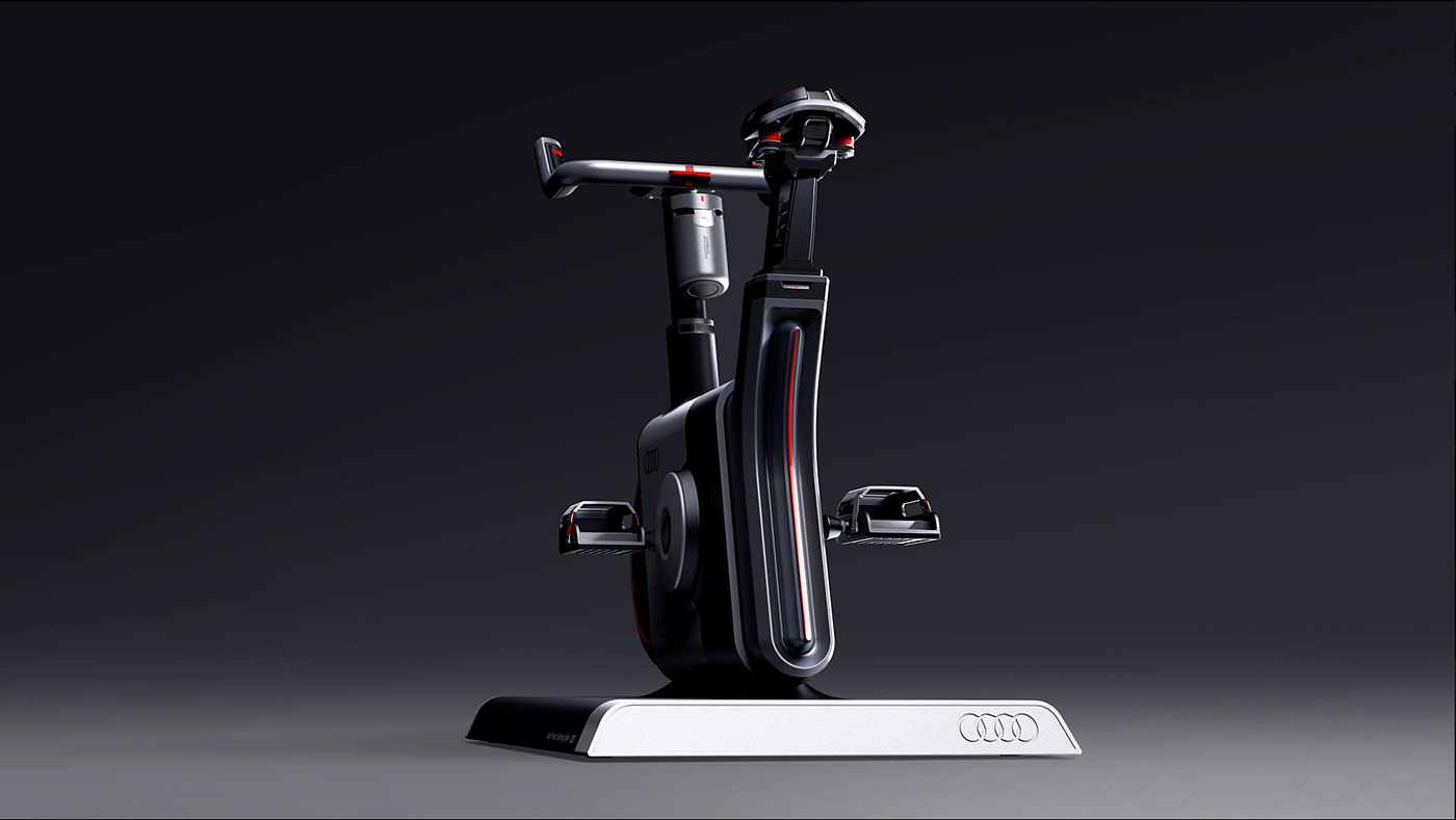 audi，Spinning bike，Ergonomics，Intelligent products，Sports fitness，layout，Derivative products，