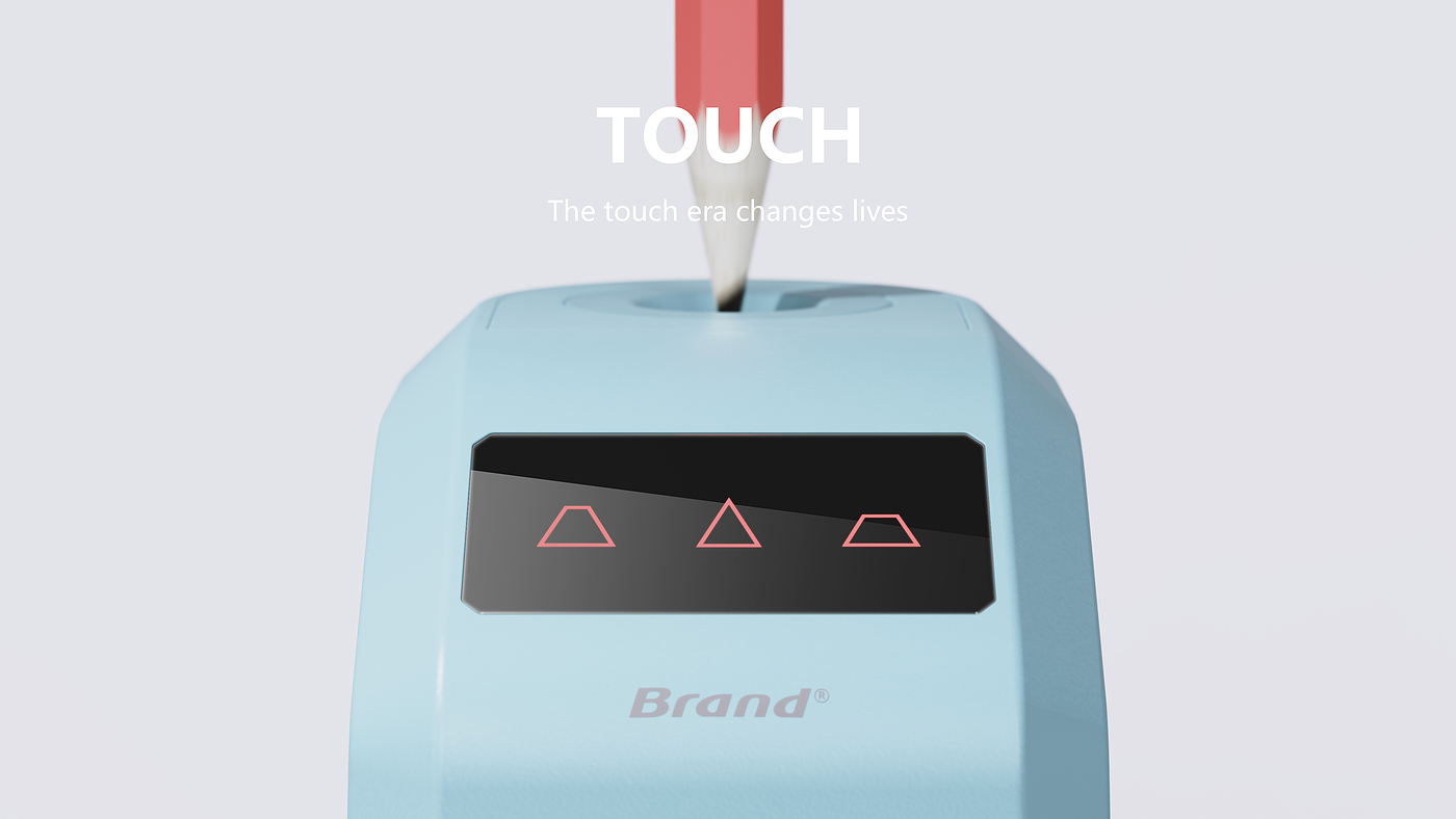 Pencil sharpener，screen，Sense of science and technology，Fashion sense，Fashion Technology，Touch ，