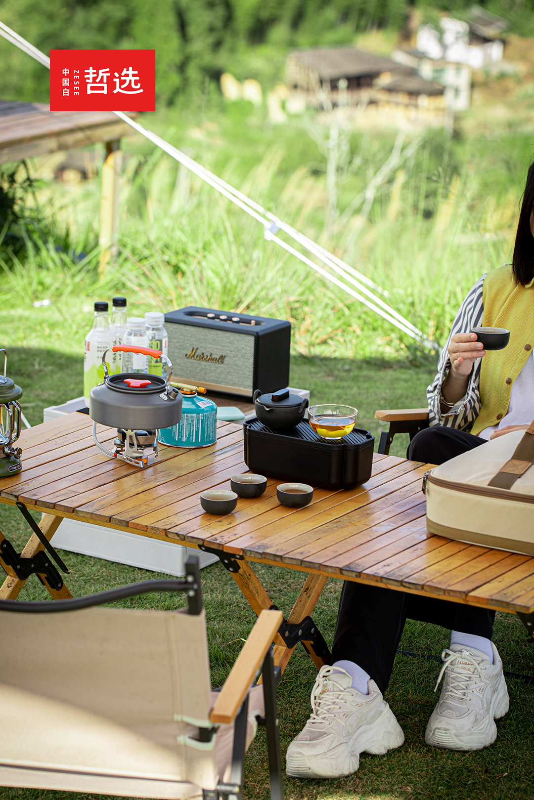 outdoors，camping，tea set，ceramics，gift，