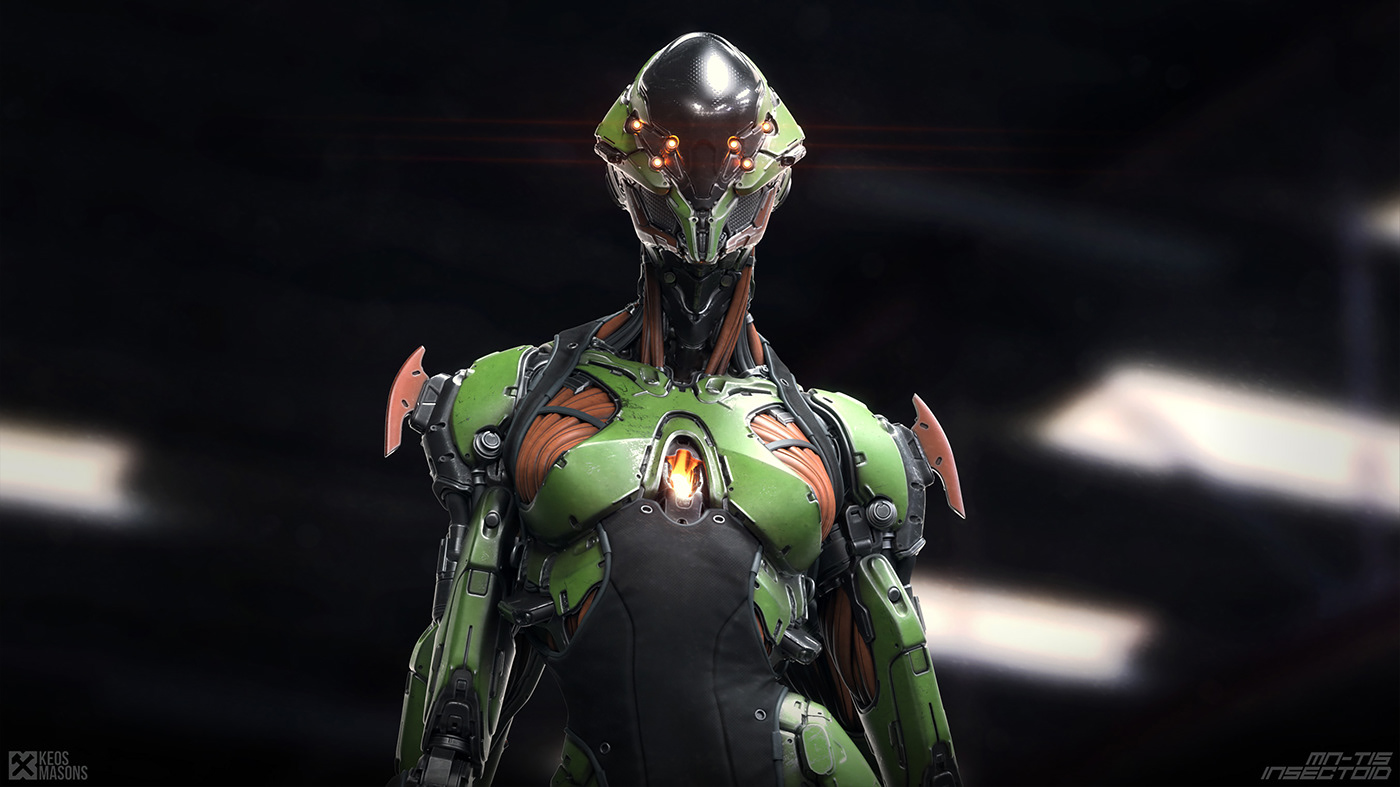 M.N.-T15 / Insectoid，Character design，Toy design，3D art，