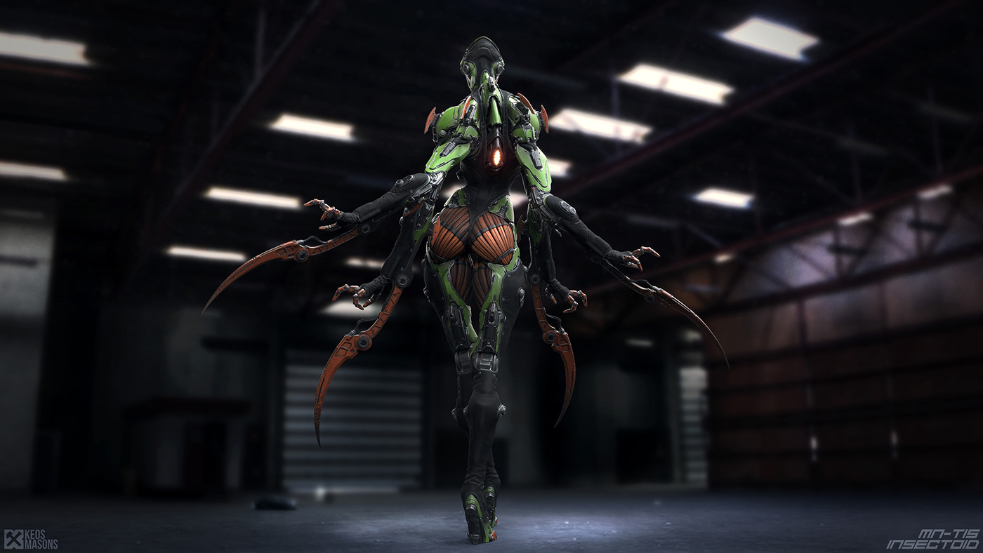 M.N.-T15 / Insectoid，Character design，Toy design，3D art，
