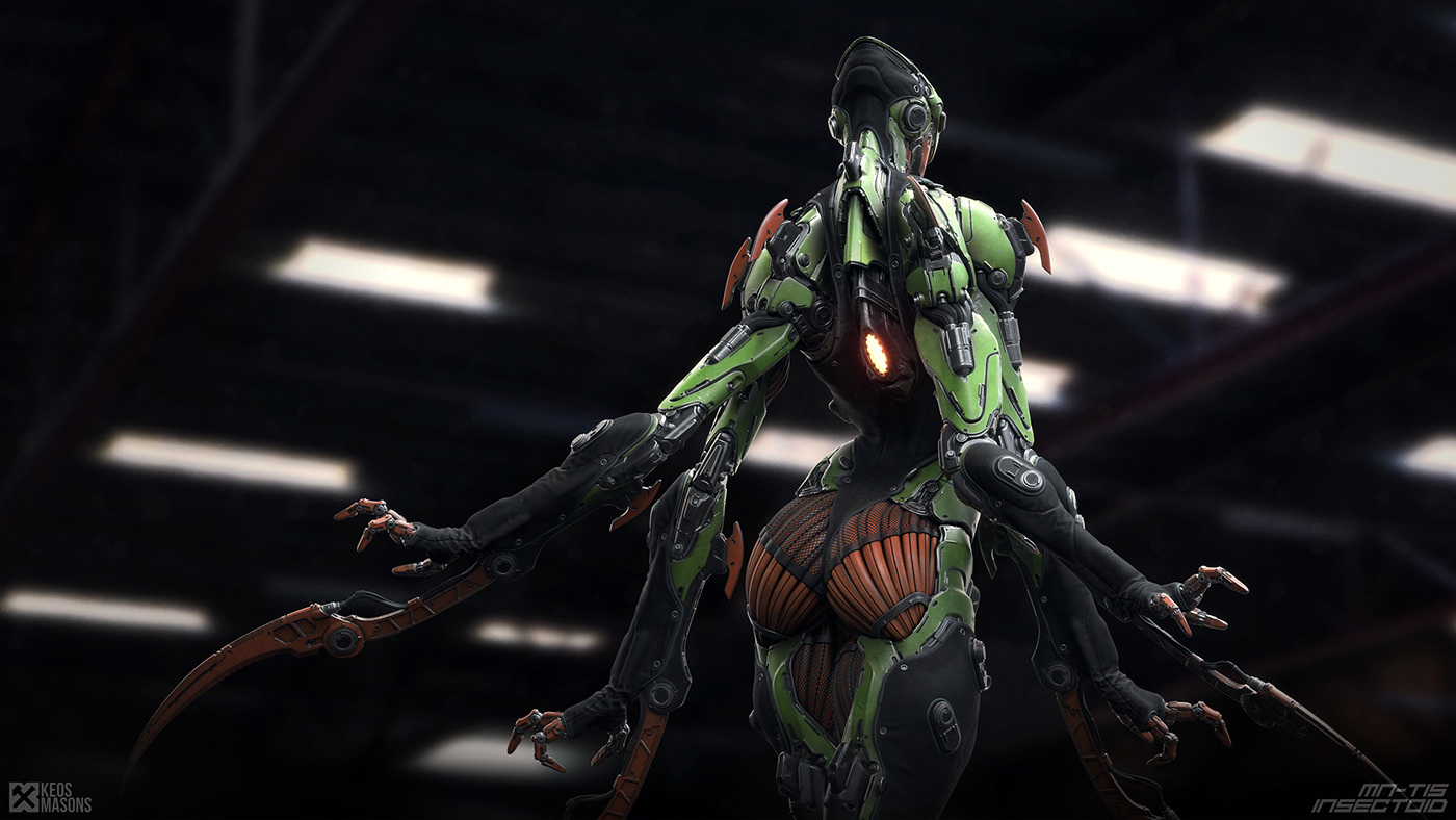 M.N.-T15 / Insectoid，Character design，Toy design，3D art，