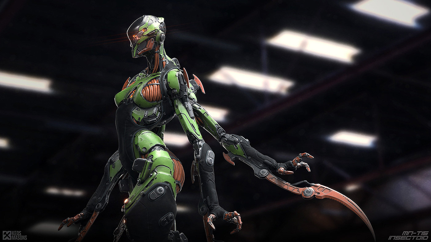 M.N.-T15 / Insectoid，Character design，Toy design，3D art，