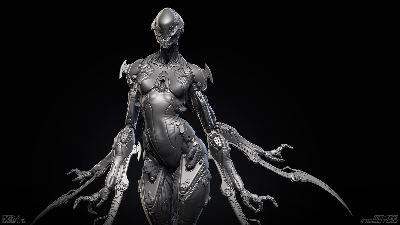 M.N.-T15 / Insectoid，Character design，Toy design，3D art，