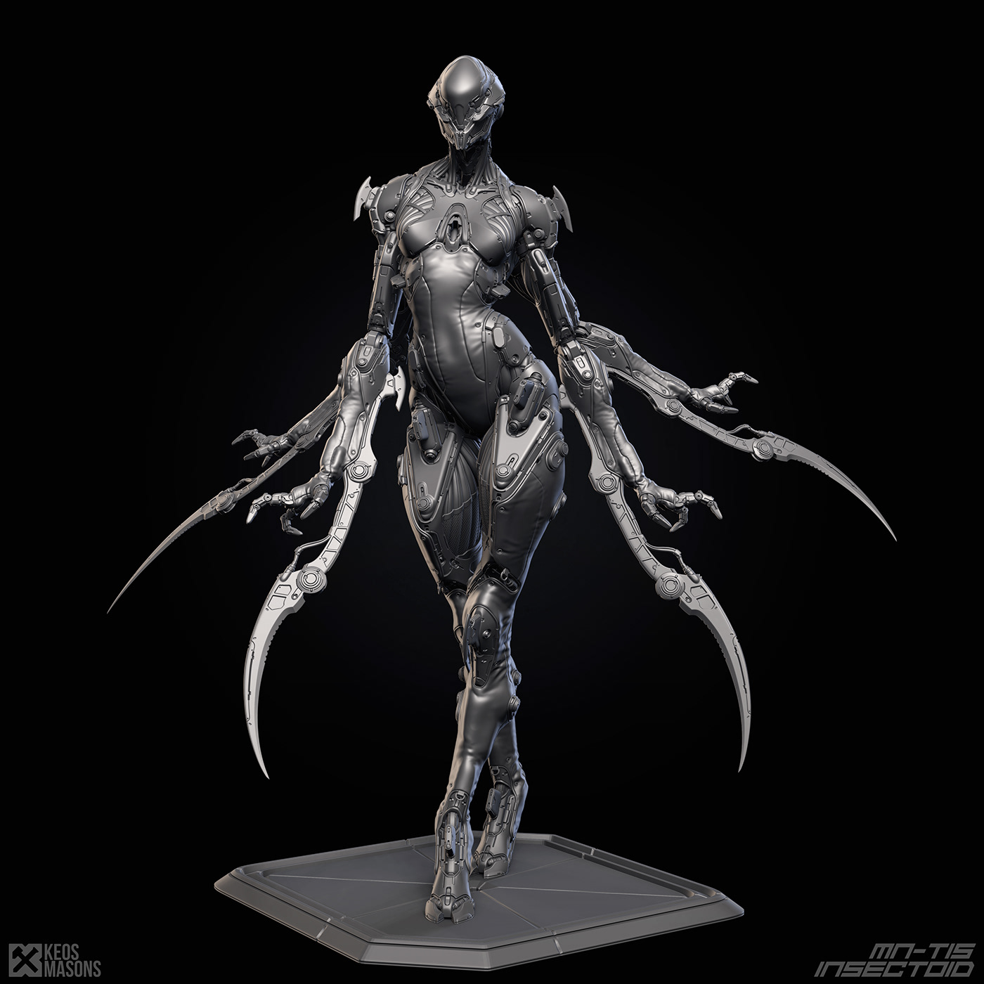 M.N.-T15 / Insectoid，Character design，Toy design，3D art，