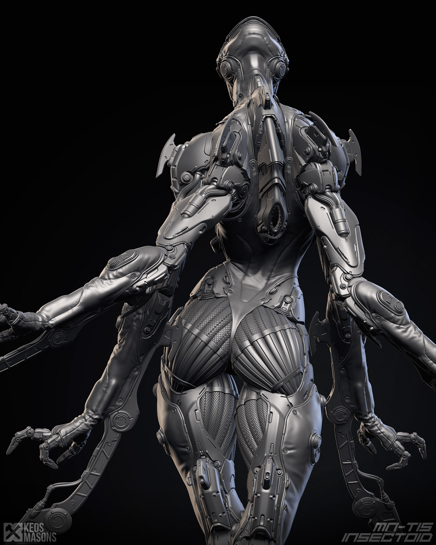 M.N.-T15 / Insectoid，Character design，Toy design，3D art，