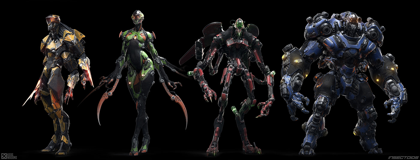 M.N.-T15 / Insectoid，Character design，Toy design，3D art，