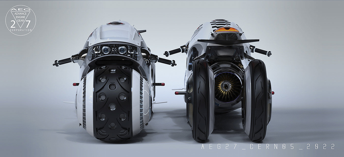 摩托车，交通工具，三维模型，AEG27_CERN_3D MODEL，